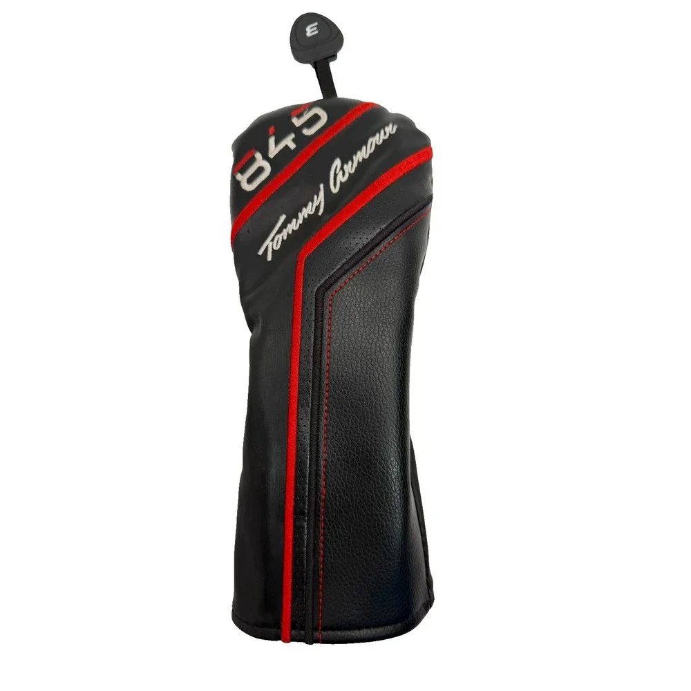 Tommy Armour 845 Fairway 3 Wood Golf Headcover | Black, Red, & White | GREAT!